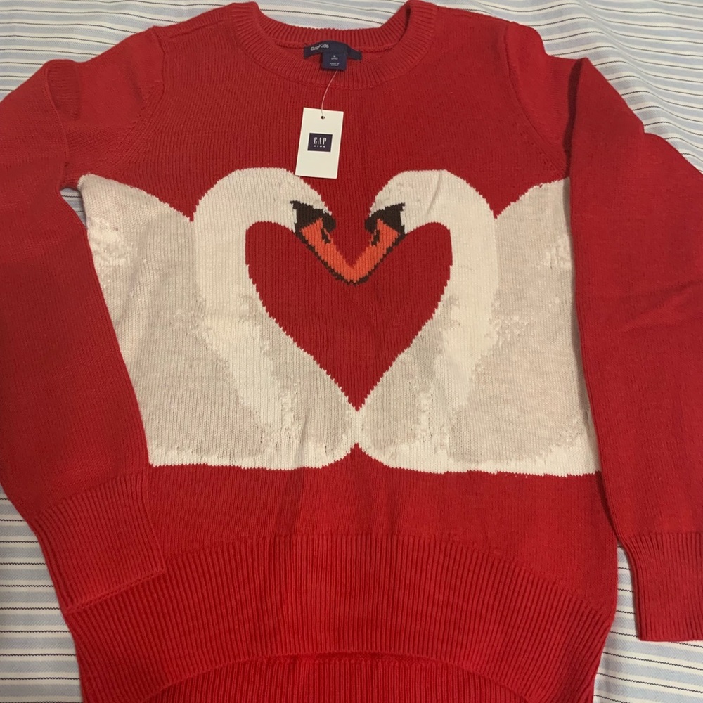 GAP Red Swan Sweater